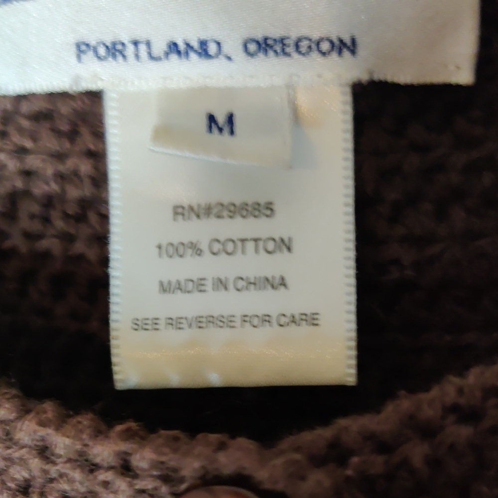 Pendleton Brown Knit Sweater Size Medium - image 5